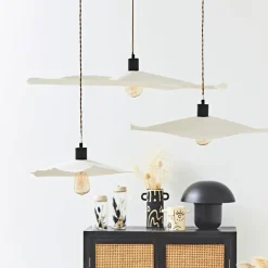 Fabrique de Styles Abat-jour blanc beige d60cm - Louise* Suspensions