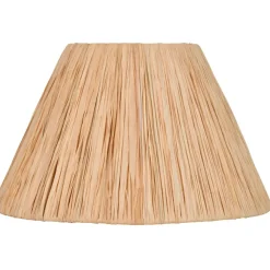 Fabrique de Styles Abat-jour conique en raphia d25cm* Abat-jour