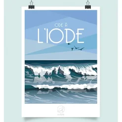 Fabrique de Styles Affiche ode à l'iode 42x59.4cm* Cadres Déco Et Affiches