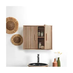 Fabrique de Styles Armoire murale 2 portes en bois 60xh50cm - Kara* Buffets Et Vitrines