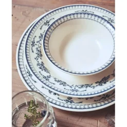 Fabrique de Styles Assiette à dessert en faience ancien d20cm - faustine* Assiettes