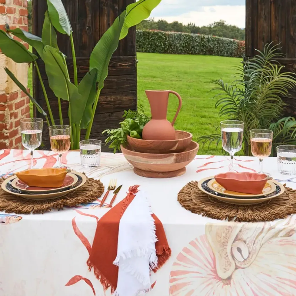 Fabrique de Styles Assiette à dessert en grès d21.5cm - Jade* Assiettes