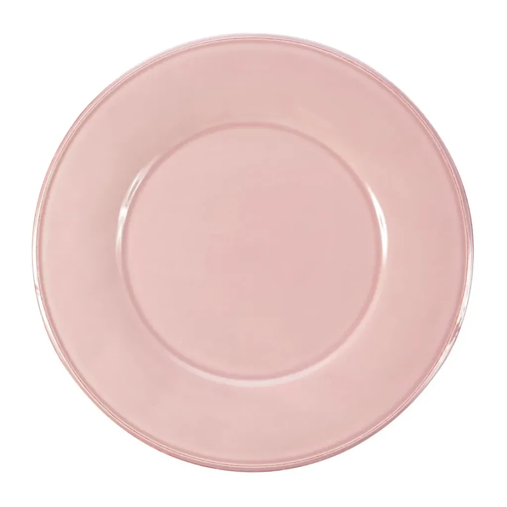 Fabrique de Styles Assiette a dessert en faïence rose poudré d23.5cm -constance* Assiettes