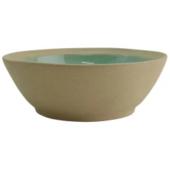 Fabrique de Styles Assiette creuse en grès d18cm - Jade* Assiettes