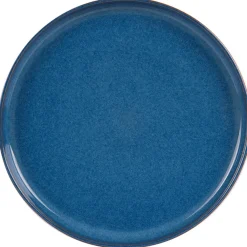 Fabrique de Styles Assiette dessert en gres cobalt d22cm - uno* Assiettes
