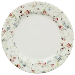 Fabrique de Styles Assiette plate en faïence d26cm - fleurs champs* Assiettes