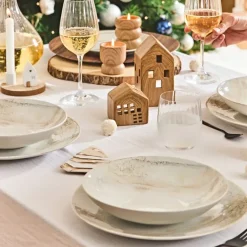 Fabrique de Styles Assiette plate en grès d27cm - mojave* Assiettes