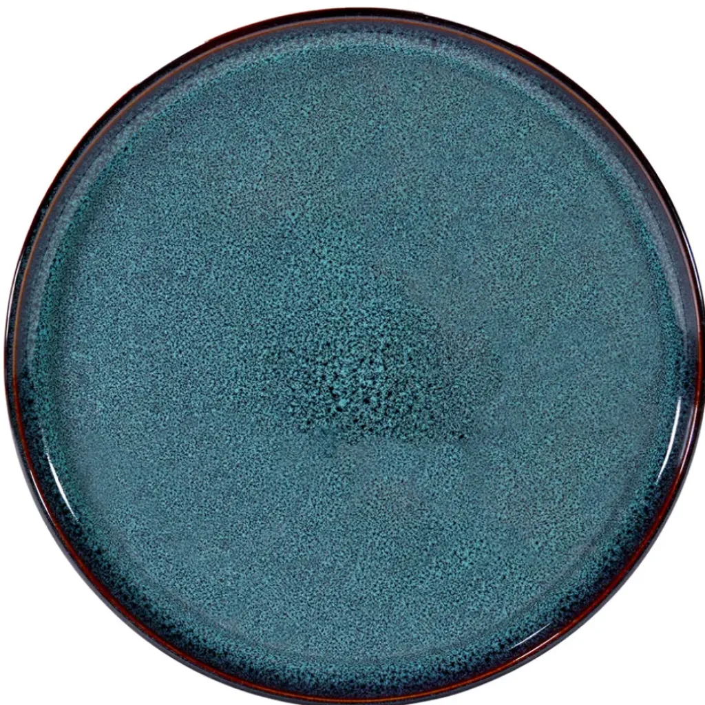 Fabrique de Styles Assiette plate en grès d27cm - Volga* Assiettes