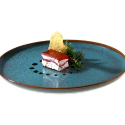 Fabrique de Styles Assiette plate en grès d27cm - Volga* Assiettes