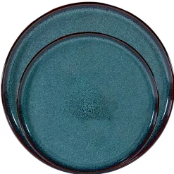 Fabrique de Styles Assiette plate en grès d27cm - Volga* Assiettes