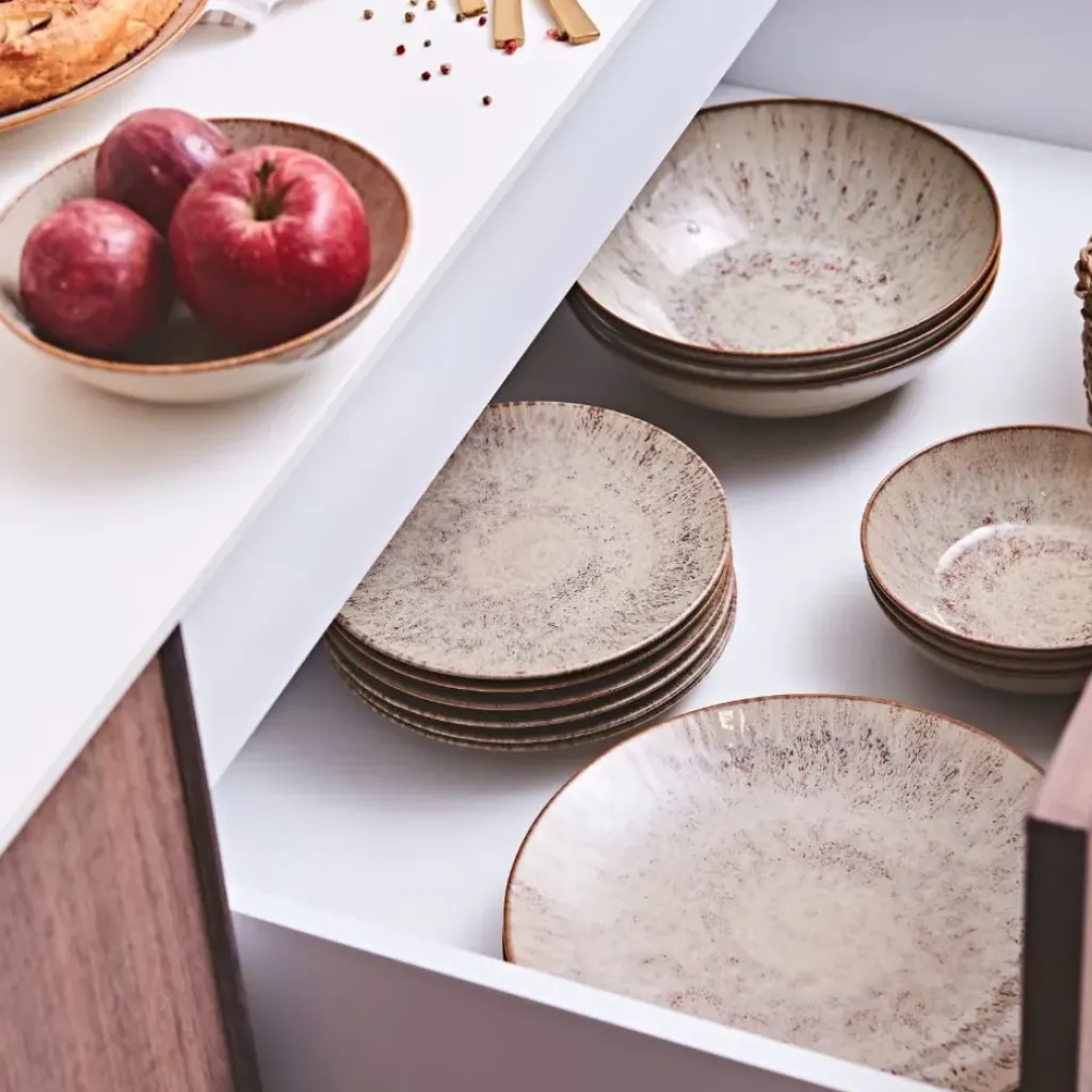 Fabrique de Styles Assiette plate en grès d27cm - Akaris* Assiettes