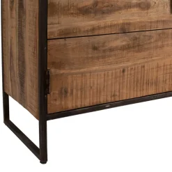 Fabrique de Styles Bahut en acacia et fer noir l150cm - Factory* Buffets Et Vitrines