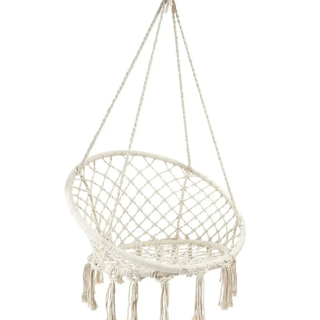 Fabrique de Styles Balancelle macramé en coton - Terre inconnue*Enfant Chaises, Fauteuils|Jardin