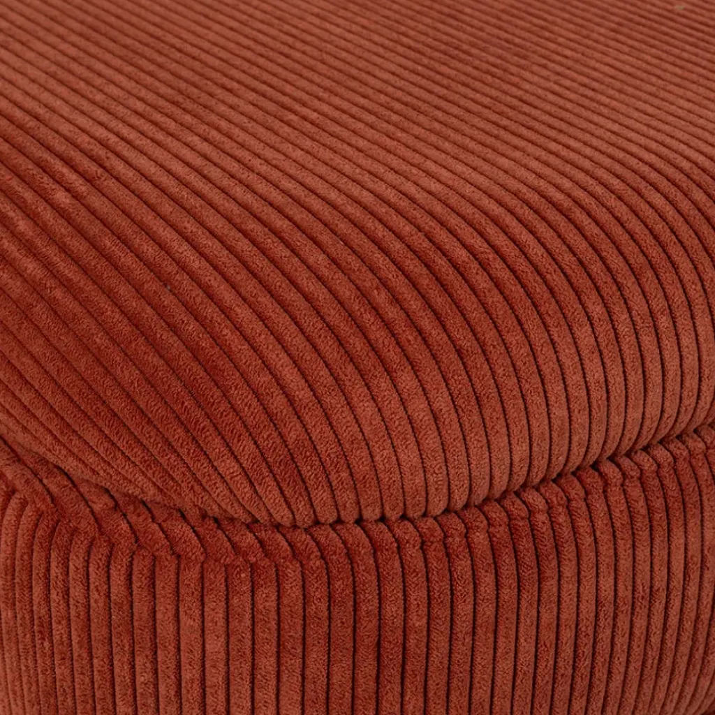 Fabrique de Styles Banc coffre en velours côtelé - Eleonor* Bancs Et Banquettes