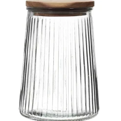 Fabrique de Styles Bocal en verre 95cl - Top Acacia* Petits Rangements