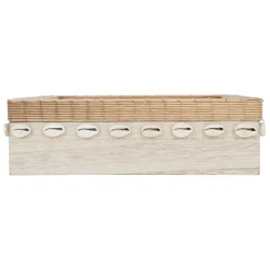 Fabrique de Styles Boite à thé 9 compartiments sable et coquillages - sand* Boîtes