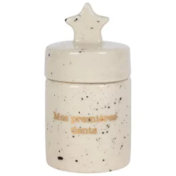 Fabrique de Styles Boite a dent bonheur en grès d4cm - Bonne Etoile*Enfant Déco