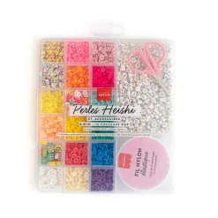 Fabrique de Styles Boite de 16 couleurs pop de perles heishi 6 mm et accessoires* Loisirs Créatifs
