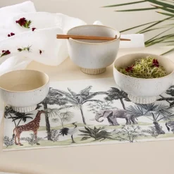 Fabrique de Styles Bol en grès et baguettes d14cm - Organic* Bols Et Coupelles