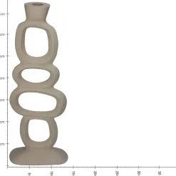 Fabrique de Styles Bougeoir en aluminium 15x7xh37cm* Photophores, Bougeoirs Et Lanternes