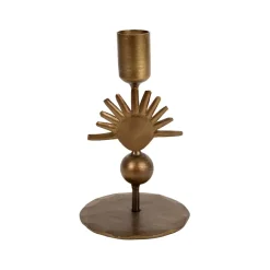 Fabrique de Styles Bougeoir en fer h15cm - Soleil* Photophores, Bougeoirs Et Lanternes