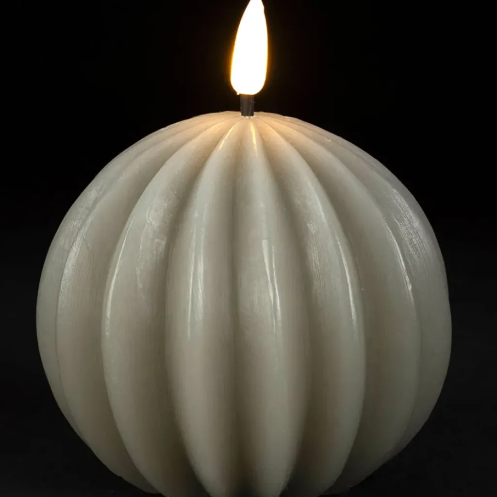 Fabrique de Styles Bougie led boule h12cm* Déco Lumineuse