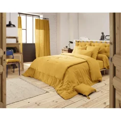 Fabrique de Styles Bout de lit en gaze de coton 90x200cm - Gaia* Couvre-lits