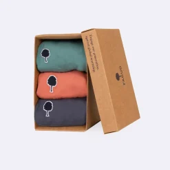 Fabrique de Styles Boxer x3 bleu marine, rose et vert M* Accessoires Mode