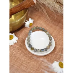 Fabrique de Styles Bracelet labradorite perles rondes 8mm* Bijoux Fantaisie