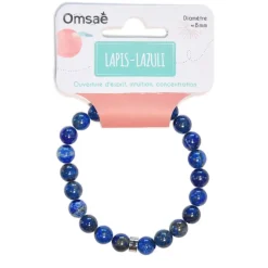 Fabrique de Styles Bracelet lapis lazuli perles rondes 8mm* Bijoux Fantaisie