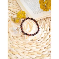 Fabrique de Styles Bracelet oeil de taureau perles rondes 6mm* Bijoux Fantaisie