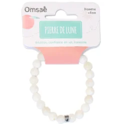 Fabrique de Styles Bracelet pierre de lune perles rondes 8mm* Bijoux Fantaisie