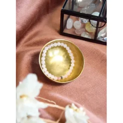 Fabrique de Styles Bracelet quartz perles rondes 6mm* Bijoux Fantaisie