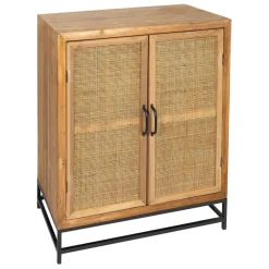 Fabrique de Styles Buffet bas en sapin et bambou L80cm - Tamba* Buffets Et Vitrines