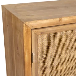 Fabrique de Styles Buffet bas en sapin et bambou L80cm - Tamba* Buffets Et Vitrines