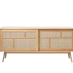 Fabrique de Styles Buffet en placage chêne h80cm - barrali* Buffets Et Vitrines