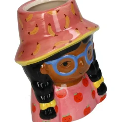Fabrique de Styles Cache-pot fille en dolomite h10cm* Cache-pots Et Supports