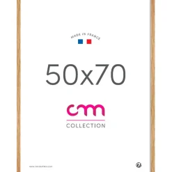 Fabrique de Styles Cadre photo 50x70cm lario chene verre mdf* Cadres Photos