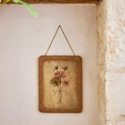 Fabrique de Styles Cadre "s" en sapin 33x45cm - Fleurs* Cadres Déco Et Affiches