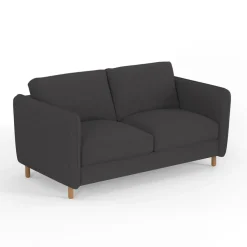 Fabrique de Styles Canapé convertible 2 places Bultex Gustave - Tissu - Enjoy Anthracite* Canapés Convertibles