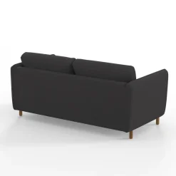 Fabrique de Styles Canapé convertible 2 places Bultex Gustave - Tissu - Enjoy Anthracite* Canapés Convertibles