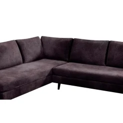 Fabrique de Styles Canapé d'angle droit 5 places André - effet velours - Seven emerald* Canapés D'angle