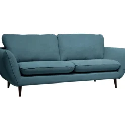 Fabrique de Styles Canapé fixe 2 places AXEL - Tissu Texturé - Crown Black* Canapés Fixes