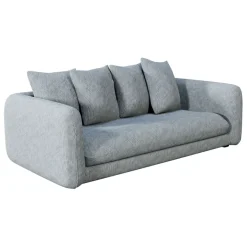 Fabrique de Styles Canapé fixe 3 places Basile - Effet Velours Côtelé - Fjord Écru* Canapés Fixes