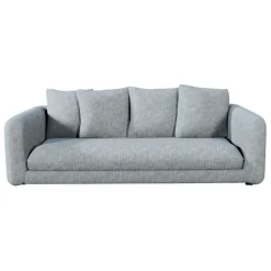 Fabrique de Styles Canapé fixe 3 places Basile - Effet Velours Côtelé - Fjord Écru* Canapés Fixes