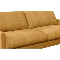 Fabrique de Styles Canapé fixe 3 places Gaspard - Tissu Texturé - Crown Moutarde* Canapés Fixes
