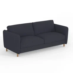 Fabrique de Styles Canapé fixe 4 places Gustave - Velours Texturé - Dany Ecru* Canapés Fixes