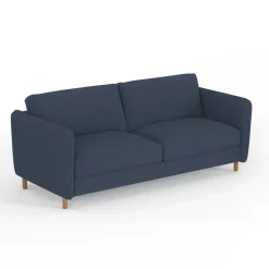 Fabrique de Styles Canapé fixe 4 places Gustave - Velours Texturé - Dany Ecru* Canapés Fixes