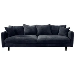 Fabrique de Styles Canapé fixe 4 places Marius - Effet Velours - Seven Turtle* Canapés Fixes