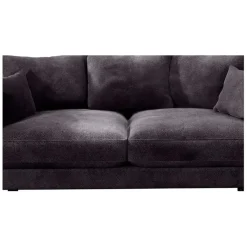 Fabrique de Styles Canapé fixe 4 places Marius - Effet Velours - Seven Turtle* Canapés Fixes